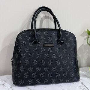 ADRIENNE VITTADINI Black Pattern Handbag